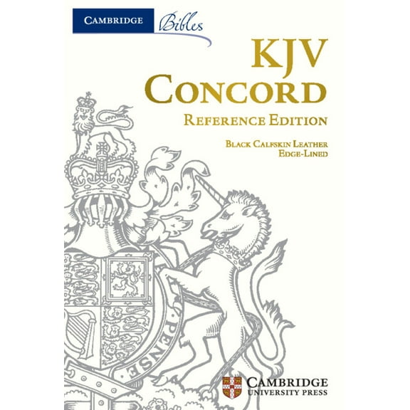 KJV Concord Reference Edition, Black Calfskin Leather, Full Yapp, Kj565: Xrly, (Hardcover)