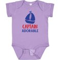 thumbnail image 3 of Inktastic Captain Adorable, Sail Boat, Sailing - Red Blue Boys Baby Bodysuit, 3 of 5