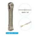 thumbnail image 2 of Uxcell Plastic Coated Clothesline, 1/8 inch x 66ft Steel Core Clothes Lines Wire Clear, 2 of 5
