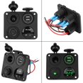 thumbnail image 4 of Toggle Switch Panel, Simple To Use Waterproof Dual USB Switch Panel, Easy To Install Buses Trailers For Cars, 4 of 8