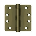 thumbnail image 2 of Deltana S44R4HDN5 HD Nrp Steel 4-Inch x 4-Inch x 1/4-Inch Radius Hinge, 2 of 2