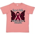 thumbnail image 3 of Inktastic Multiple Myeloma Cancer Awareness Hope & Faith with Butterfly Ribbon Boys or Girls Toddler T-Shirt, 3 of 5