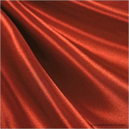 sn- chare fabric 60" inch de- for weddings, der, gowns, , stumes, dres, (50 yard, rust)