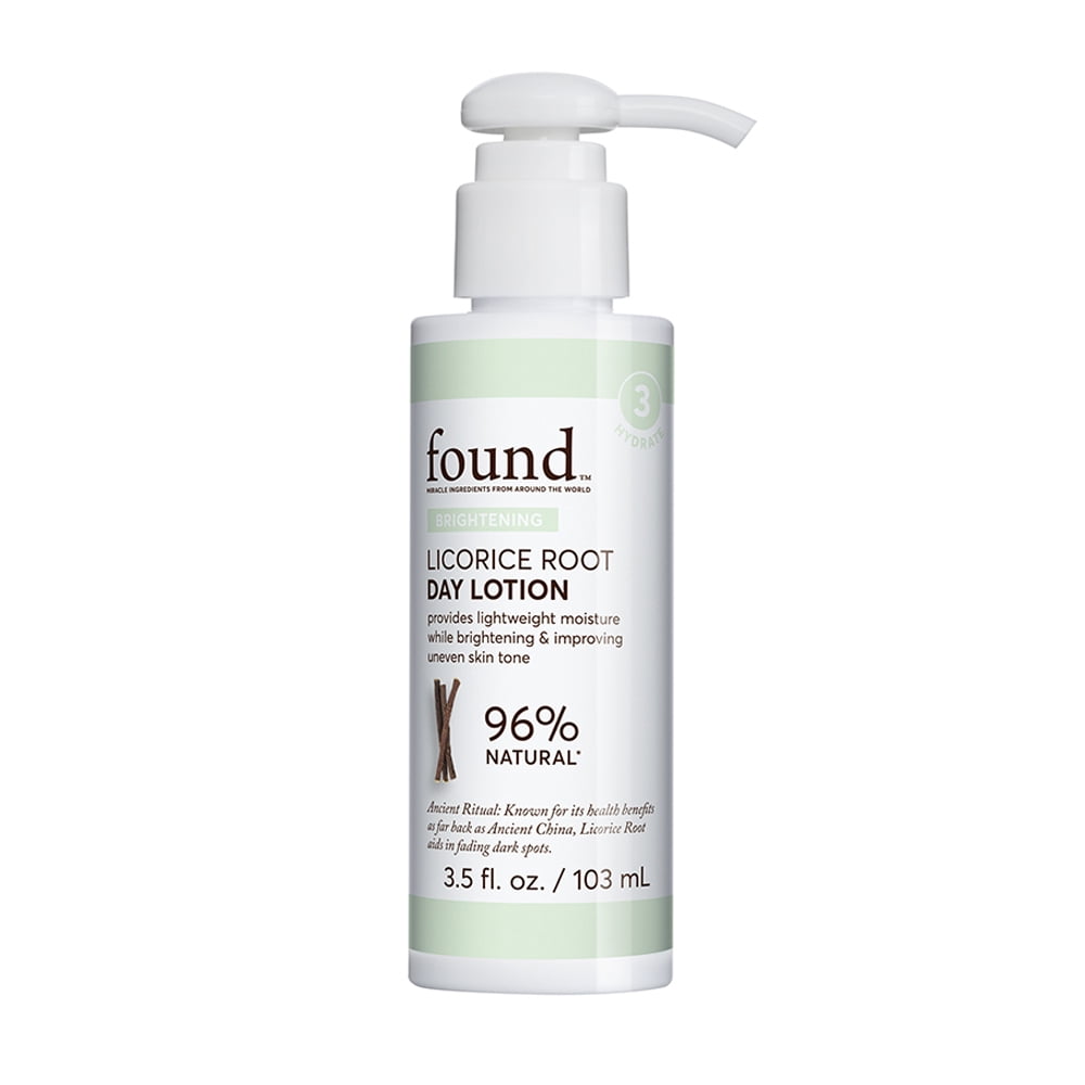 FOUND BRIGHTENING Licorice Root Day Lotion, 3.5 fl oz