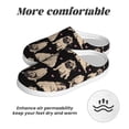 thumbnail image 6 of Xecao French Bulldog Print Cotton Slippers Fuzzy Warm Cozy Slippers Non Slip House Slippers For Indoor Outdoor Cotton Slippers House Slippers-8, 6 of 7