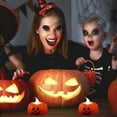 thumbnail image 3 of 12PCS LED Candle Lights Pumpkin Tealights Flameless Lights for Party Decorations, 3 of 8