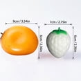 thumbnail image 2 of UV Color Changing Strawberry Squishy Stress Ball – Light Activated Slow Rising Sensory Fidget for Anxiety Relief, Photochromic Decompression Ball, 2 of 5