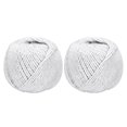 thumbnail image 1 of Unique Bargains Twine Packing String Wrapping Cotton Twine 75M White Rope for Gift Wrapping Twine, Pack of 2, 1 of 1
