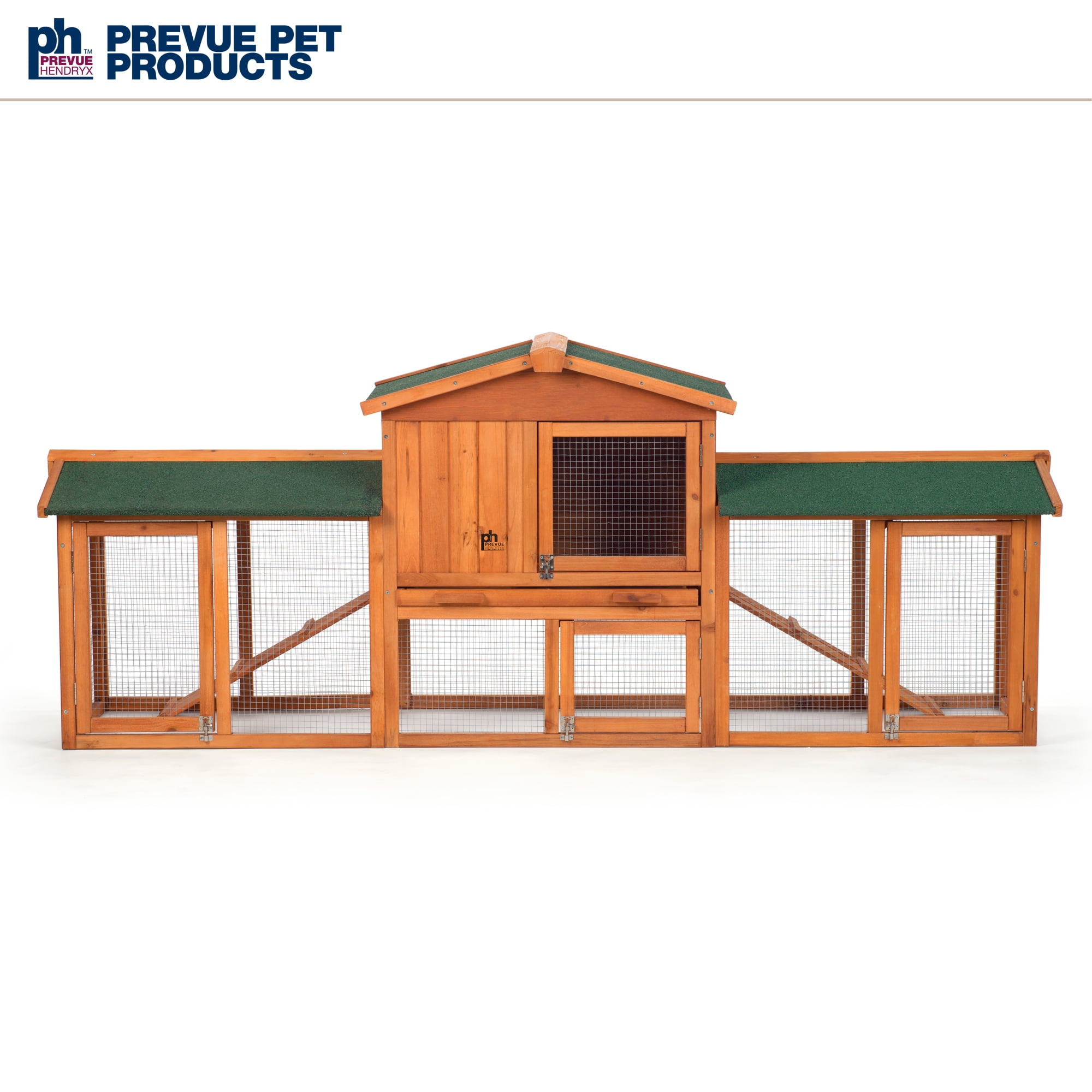 Prevue Pet Products Rabbit Hutch with Double Run 4600