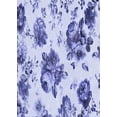 thumbnail image 1 of Ahgly Company Tapis Rectangulaire Lavable en Machine Intérieur Transitionnel Bleu Céleste, 3 Pieds x 5 Pieds, 1 of 7