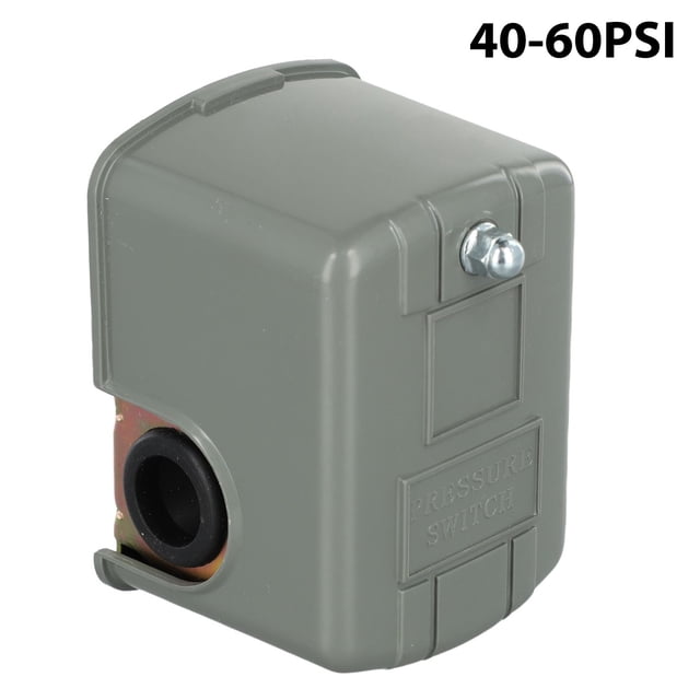 BTOER 110V-230V Pressure Switch Control Valve Well Water Pump Parts Double-pole Adjustable Pressure Switch ZG 1/4" 40-60Psi