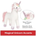 thumbnail image 3 of Peluche GUND con forma de lirio, unicornio, 38 cm, color blanco, 3 of 8