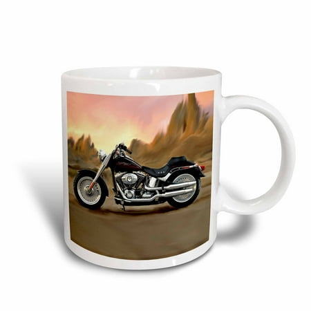 

3dRose Picturing Harley-Davidson� Motorcycle - Ceramic Mug 11-ounce