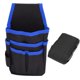 thumbnail image 1 of Bolsa de herramientas multifunción portátil de tela Oxford para exteriores, montañismo, acampada, riñonera con cinturón y borde azul., 1 of 12
