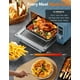 thumbnail image 3 of Nuwave Bravo Pro Smart Air Fryer Combo de horno tostador, encimera de horno de convección Airfryer, funciones 12 en 1 con tecnología más rápida y uniforme, 1800 W, 50-450 °F, sin PFAS, 21 QT, azul aco, 3 of 5