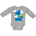 thumbnail image 3 of Inktastic 1st Birthday Airplane Pilot 1 Year Boys Boys Long Sleeve Baby Bodysuit, 3 of 5