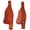 Dark Tan, variant on Horse Western Adult Tooled Brown Leather Replacement Saddle Fenders 5211DB