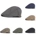 thumbnail image 2 of Boina lisa de algodón 2022 para hombre y mujer, gorros con visera plana, 67 Fivean unisex, 2 of 2