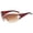 Coffee, variant on Futuristic Star Wrap Around Sunglasses for Men Women Under $8 Rimless Cycling Glasses with UV400 Protection Fashion Sport Shades for Running Driving Outdoor Sports