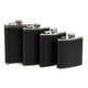 thumbnail image 4 of 6 7 8 9Oz Hip Flask Stainless Steel Whiskey Flask Wine Bottle With Black Leather Alcohol Flagon Bottle Travel Drinkware For Gift, 4 of 9