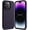 Deep Purple, variant on Ringke Silicone Case Compatible with iPhone 14 Pro Max 6.7-Inch, Soft Feel Silky Anti-Fingerprint Liquid Silicone Back Cover with Microgiber Lining - Deep Purple
