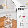 thumbnail image 4 of 150ml/5oz Refillable Glass Diffuser Bottle Aromatherapy Jar Container Fragrance Accessories Use for DIY Replacement Diffuser Sticks Sets Essential Oils Crafts Decor(Clear), 4 of 8