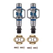 Crank Brothers Egg Beater 3 Dual Sided Clipless Pedals 9/16 Alloy Electric Blue