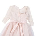 thumbnail image 4 of Moggemol Half Sleeves Formal Gowns and Evening Dresses for Kids Flower Girl Dress Wedding Bridesmaid Champagne 14, 4 of 6