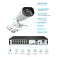 thumbnail image 4 of ZOSI 16CH 4K Home Security Camera System, 8pcs Wired 8MP Outdoor PoE IP Cameras with AI Person Vehicle Detection, 4K 16CH NVR with 4TB HDD for 24-7 Recording,, 4 of 12