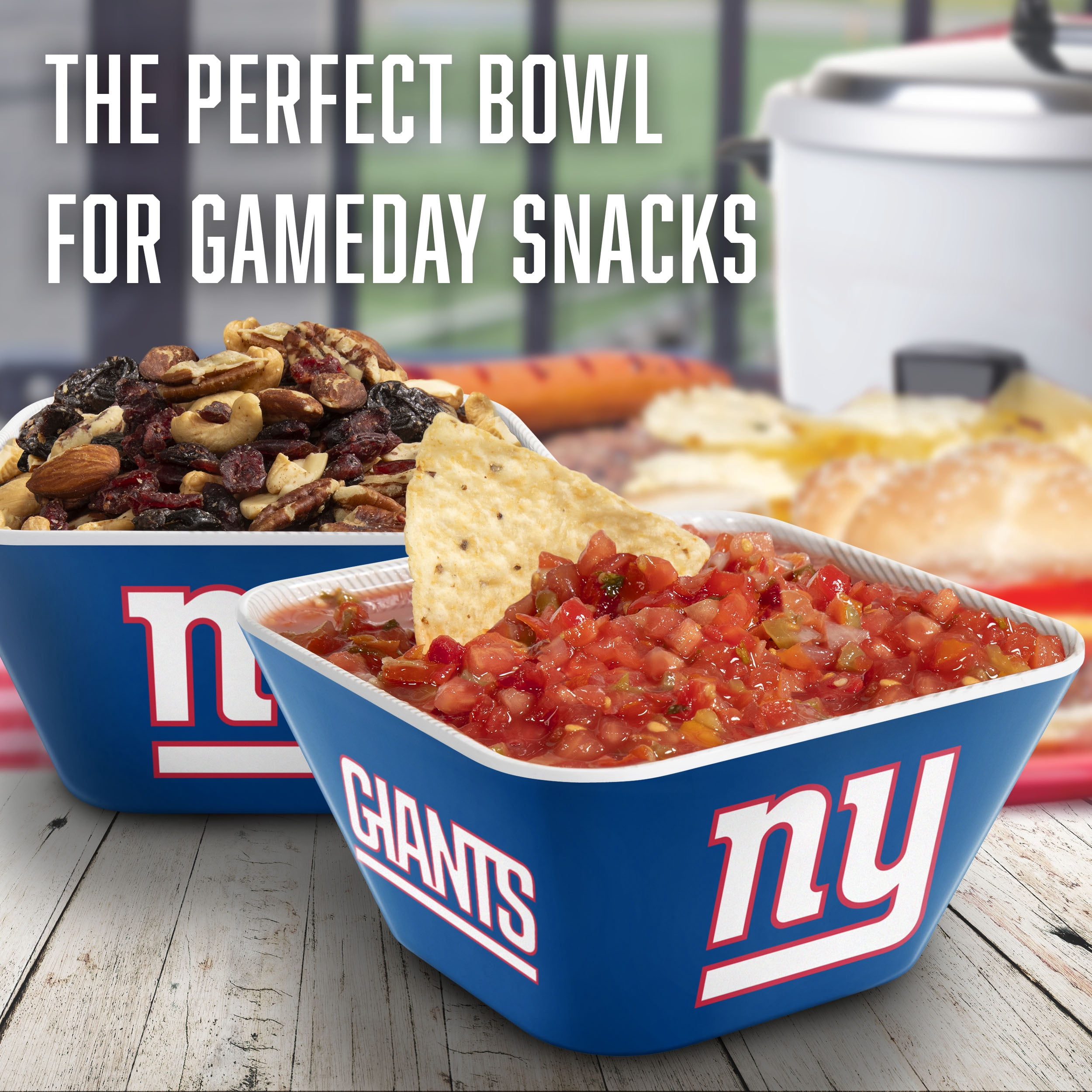 YouTheFan NFL New York Giants Small Snack Bowl