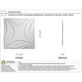 thumbnail image 2 of Ekena Millwork 19 5/8"W x 19 5/8"H Savannah EnduraWall Decorative 3D Wall Panel, 2 of 12