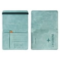 thumbnail image 6 of PU Leather Card Holder Passport Case - RFID Blocking Travel Wallet, Multi-Functional Document Organizer, 6 of 6