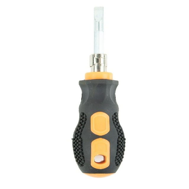 1Pc Mini Screwdriver Portable Radish Head Screw Driver Bits Slotted Cross Magnetic Screwdriver Batch Head for Repairing Tools Encapsulation Handle