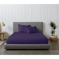 thumbnail image 2 of 4-Piece Giza Cotton California King Size Sheet Set - Premium 1000-Thread-Count 100% Giza Egyptian Cotton, Fit Upto 18 inches Deep Pockets Mattress - Plum, 2 of 7
