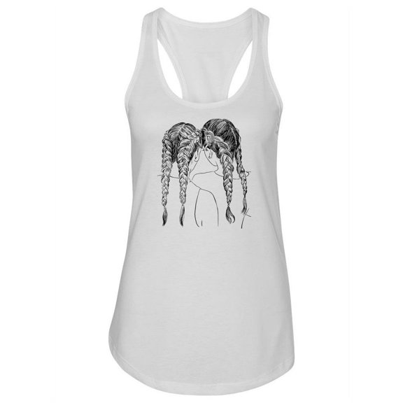 French Braid Girls Tank Women -Image by Shutterstock, Female Large