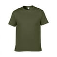 thumbnail image 1 of I Just Gotta Be Me Penguin T-Shirt Size Army Green L, 1 of 3