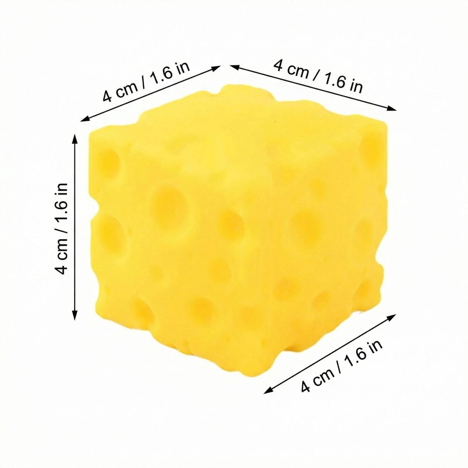 Cheese Squishy, Cheese Squishies Stress Balls, 1.6-Inch