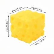2026 1.6-Inch Cheese Squishy, Cheese Squishies Stress - Realistic Slow Rising Food Fidget for Stress Relief & Anxiety Relaxation