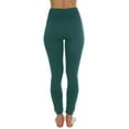 thumbnail image 7 of 2-Pack Women Fleece Lined Warm Full Length Legging Thermal leggings Pants One Size Plus 1X/2X/3X, 7 of 7