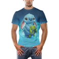 thumbnail image 1 of Disney Anime Nette Stich Lustige 3D camisetas Tops Männer Frauen Lose Plus Szie Hip Hop camisetas Kind Cartoon Sommer camiseta Kleidung xuanjing  unisex, 1 of 2