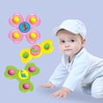 thumbnail image 4 of Whirly Spinner Toy Funny 3PCS Animal Baby Suction Cup Spinning Top Toy Bath Toy, 4 of 10