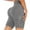 Gray, variant on Juebong Women's Yoga Running Short Pants Printed Compression Leggings Low Rise Workout Tights Shorts with Pocket