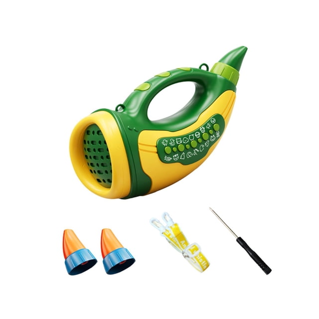 Juguete llamador de animales Discovery Llamador 2 modos 3 niveles Luces Juguete interactivo Naturaleza Verde