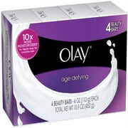Olay Age Defying Beauty Bar Soap, 4 ct