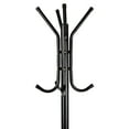 thumbnail image 5 of Mind Reader Freestanding Coat Rack, Multi-Tier Organizer for Office and Entryway, Metal, Black, 5 of 10