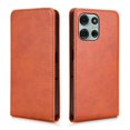 thumbnail image 3 of Folio Phone Case for Motorola Moto G75 5G Magnetic Kickstand Cover with Camera Protection Brown, 3 of 7