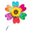 thumbnail image 5 of 1Pc Sunflower/Butterfly Windmill Pinwheel Colorful Sequins Windmill Carry Camping Picnic Home Garden Decoration, 5 of 10