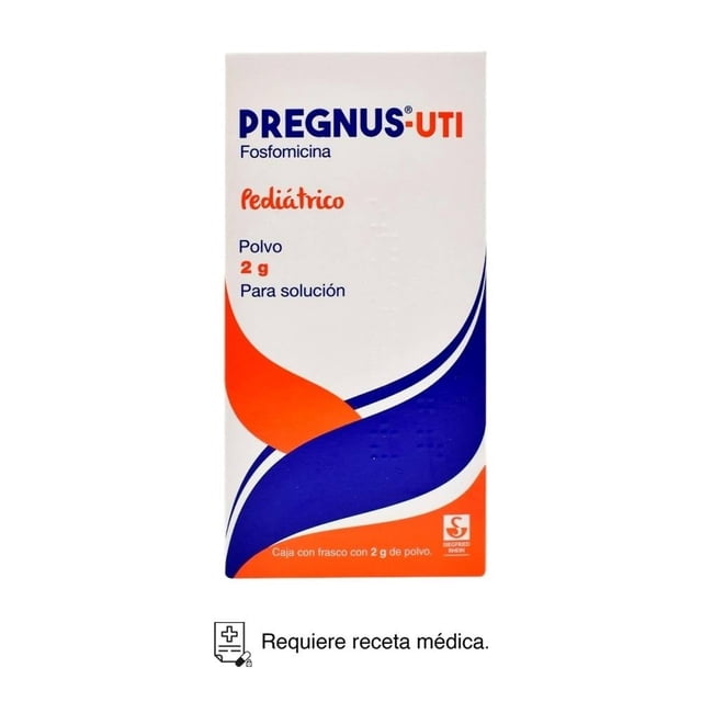 Pregnus -Uti Fosfomicina pediátrico polvo para solución 2 g