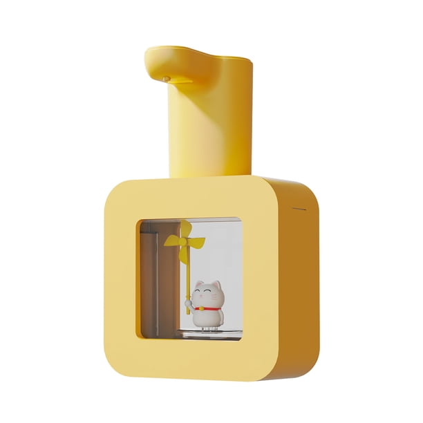 Bsvklp Dispensador Jabón Dibujos Animados para Dispensador Jabón para Baño (amarillo)