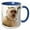 Blue/White, variant on 3drose, Capuchin Monkey, Osa Peninsula, Costa Rica - Sa22 Jgs0011 - Jim Goldstein, 11oz Mug